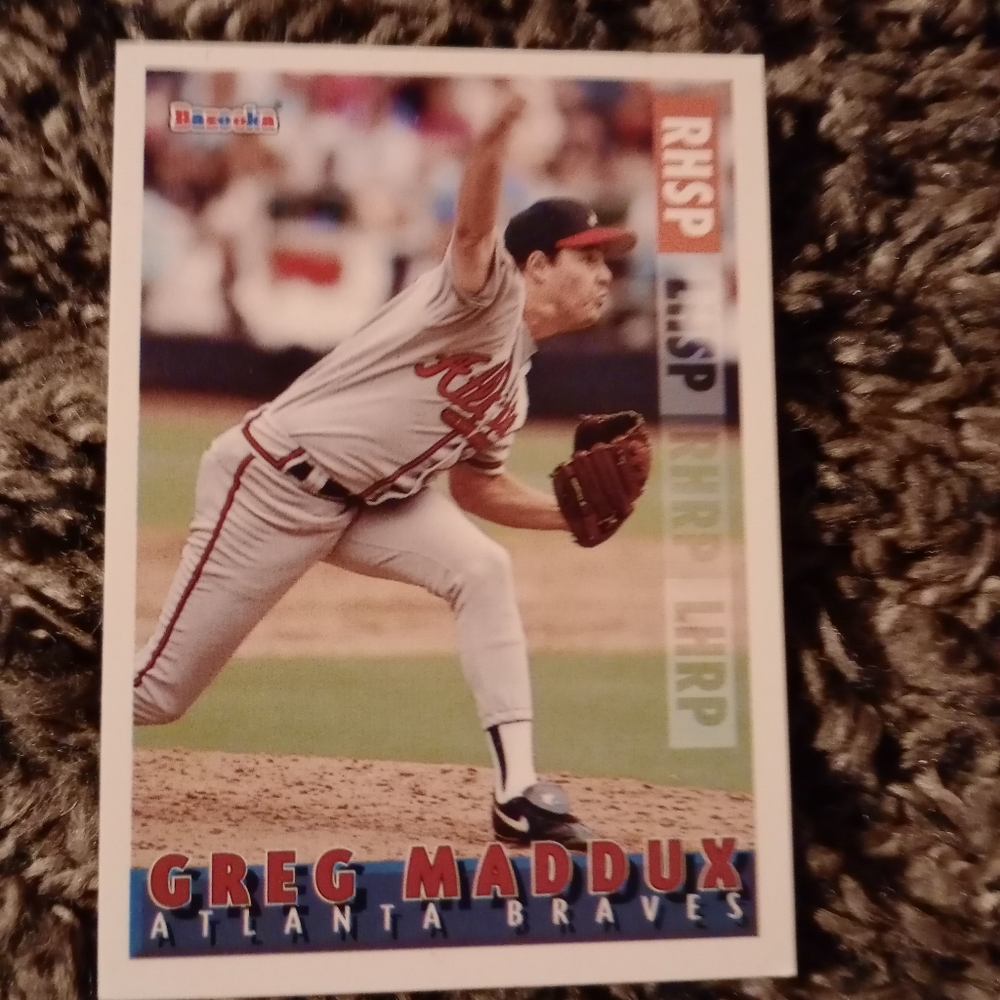 Greg Maddux Atlanta Braves Baseball Card